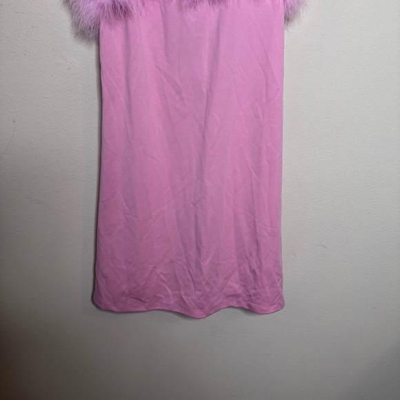 Dolls Kill Baby flirty N’ Thriving Marabou Dress - Picture 7 of 12